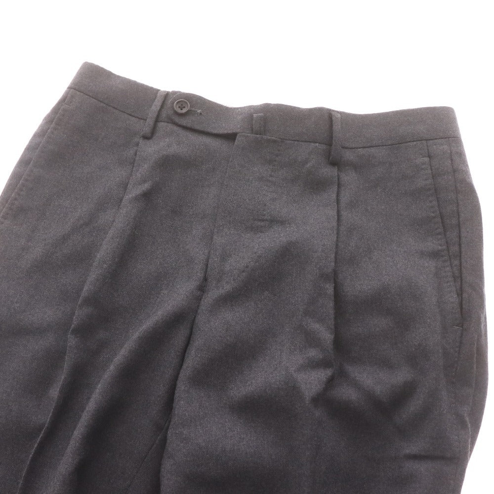 Brilla Per Il Gusto REDA Saxony One-Pleat Slacks, Made in Japan, Men's, Size 44 (S-M), Dark Gray, Unused