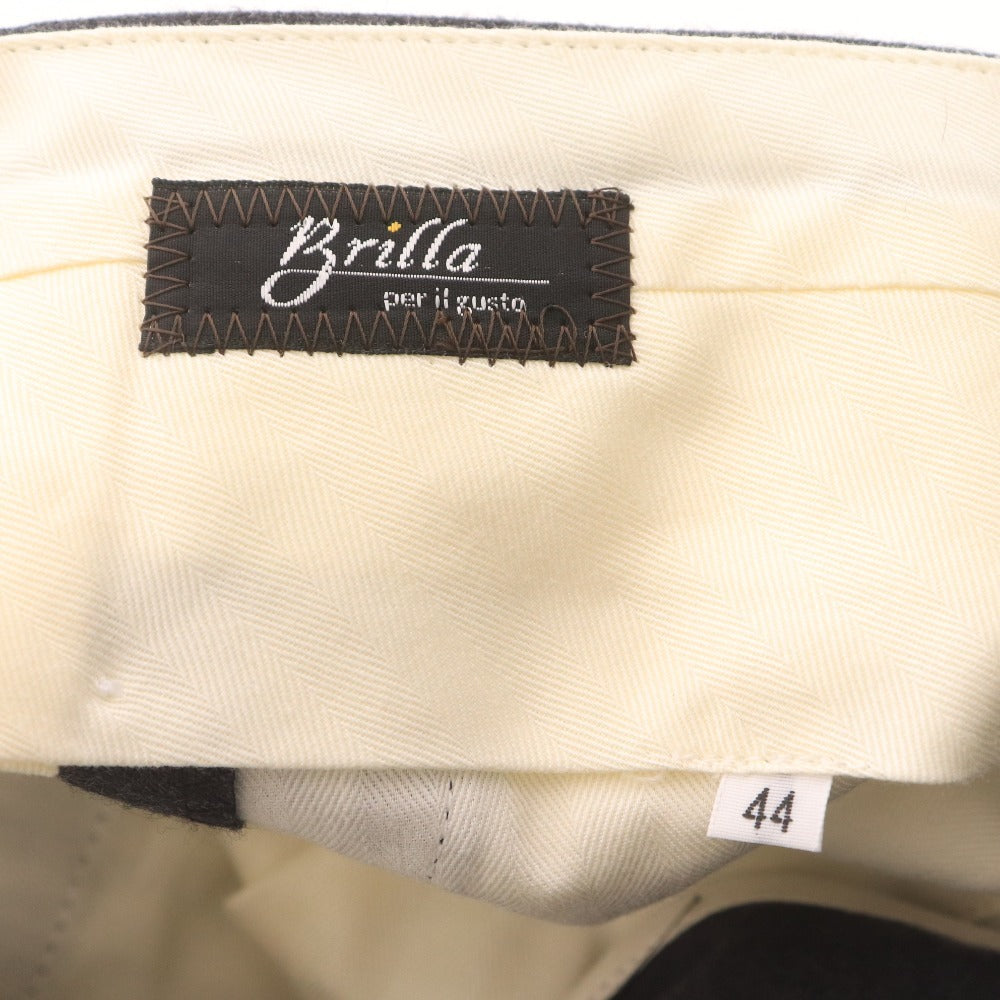 Brilla Per Il Gusto REDA Saxony One-Pleat Slacks, Made in Japan, Men's, Size 44 (S-M), Dark Gray, Unused