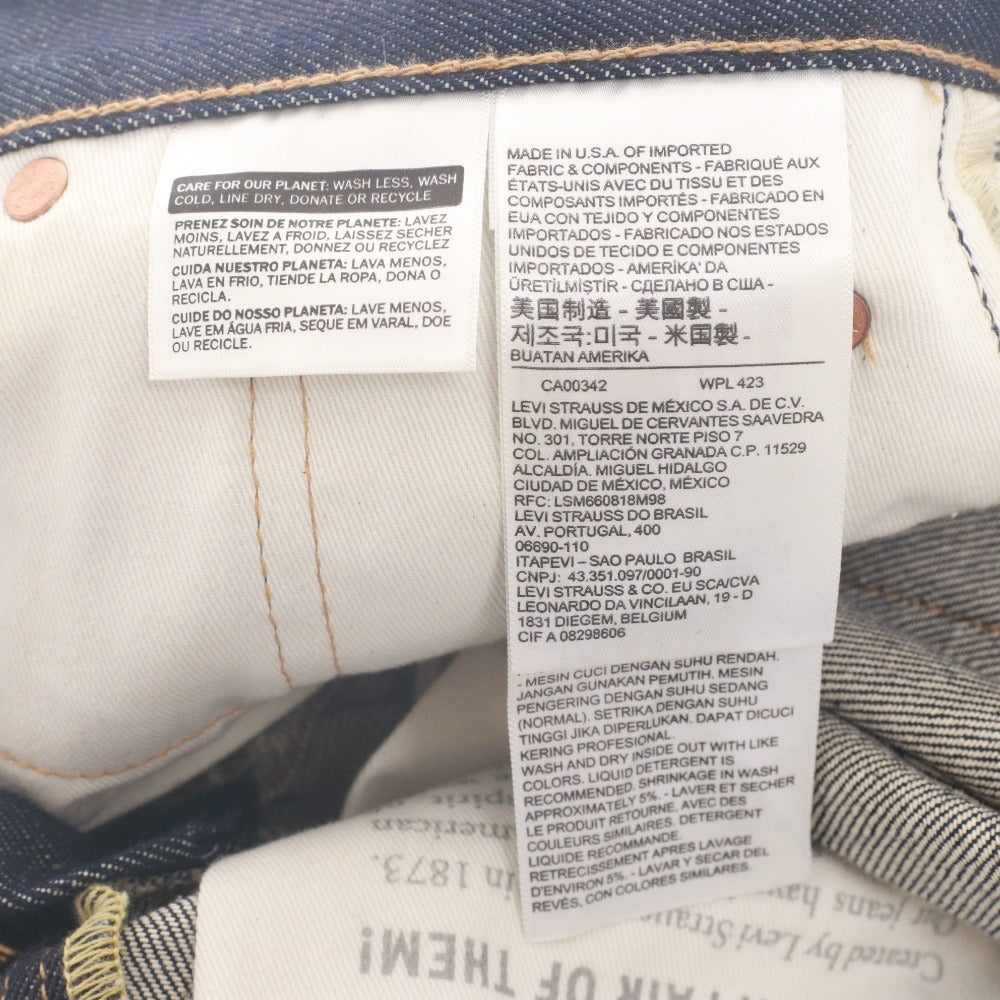 ■ Levi's リーバイス ジーンズ パンツ 505 ボトムス ファスナー ボタン ポケット アメリカ製 メンズ 28 ネイビー系 未使用