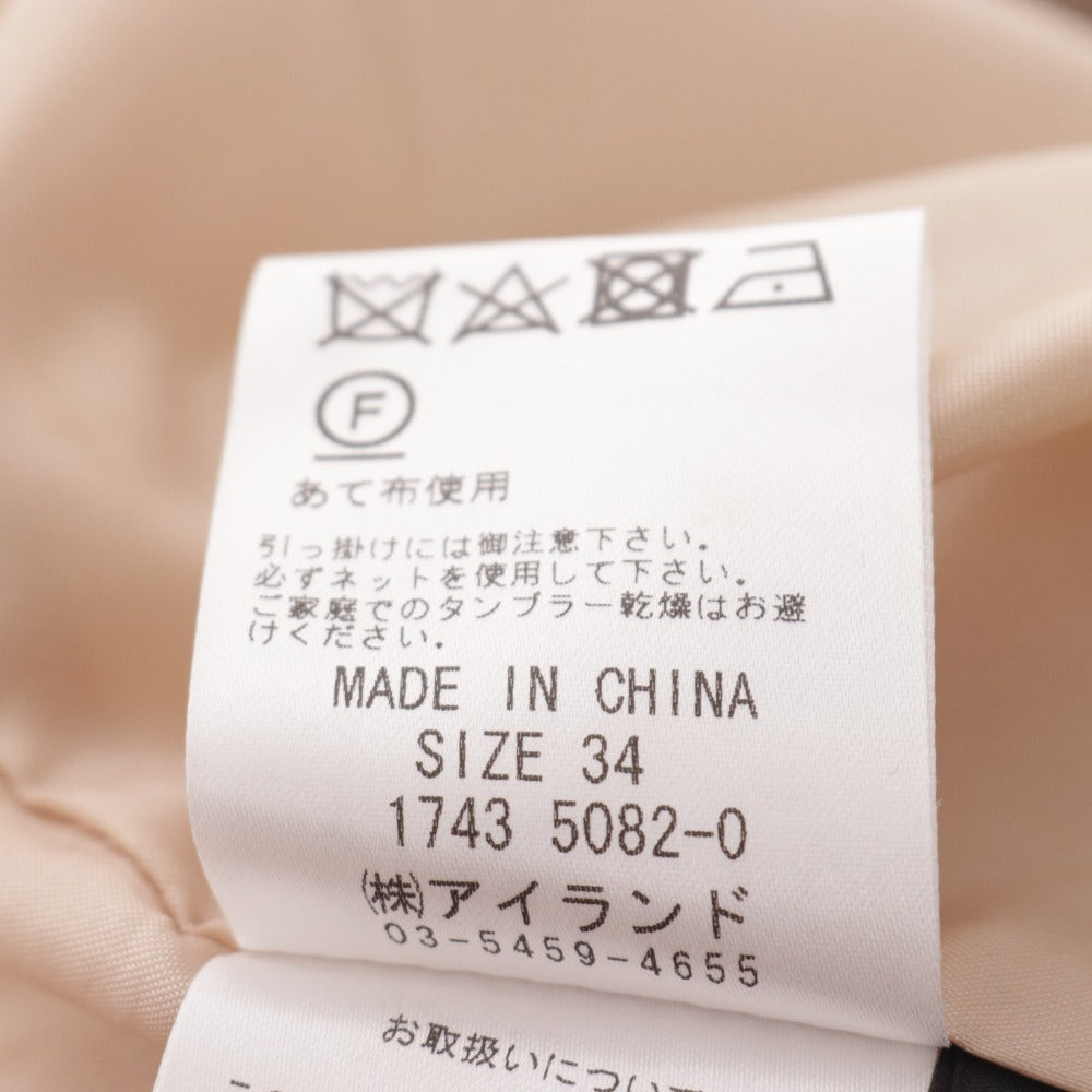 ■ グレースコンチネンタル ひざ丈 ワンピース ノースリーブ トップス ボトムス 刺繍 総レース レディース M 黒ベージュ