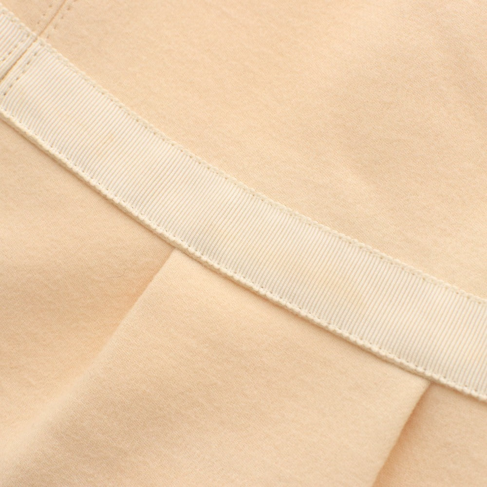 ■ フォクシー ひざ丈スカート 19464-ASAY16 ボトムス 日本製 ウール100% レディース 42(XL相当、ウエストお直し済み）アイボリー