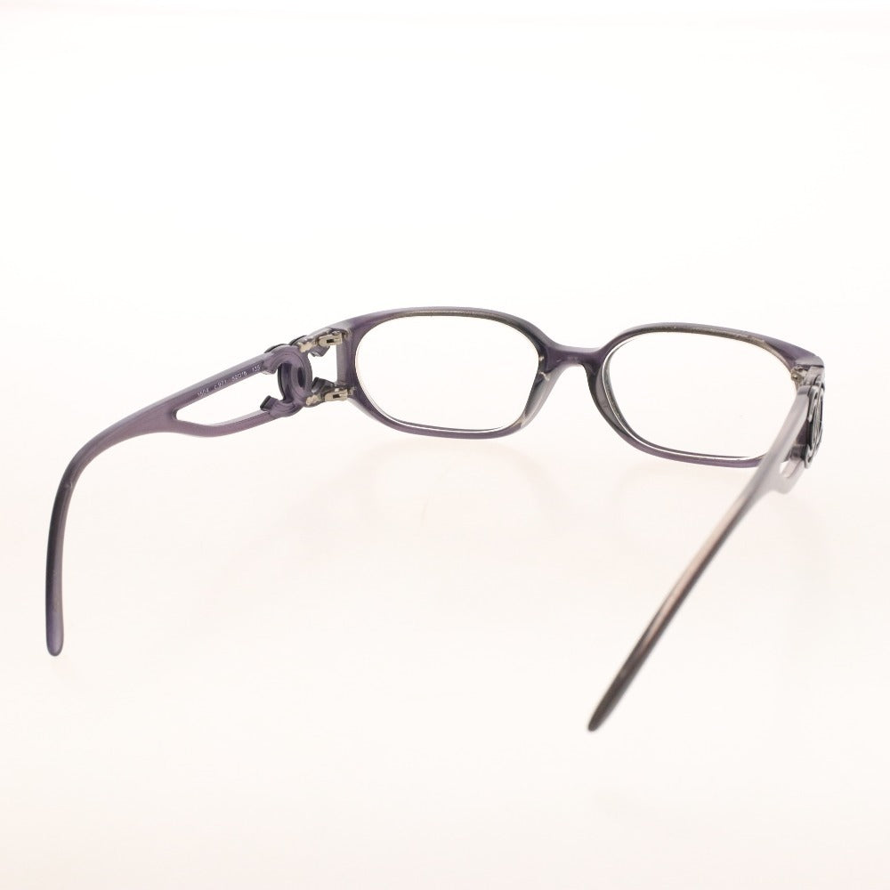 ■ Chanel Eyeglasses 1504 C971 Prescription Eyewear Coco Mark Women's 52□16 -135 Purple