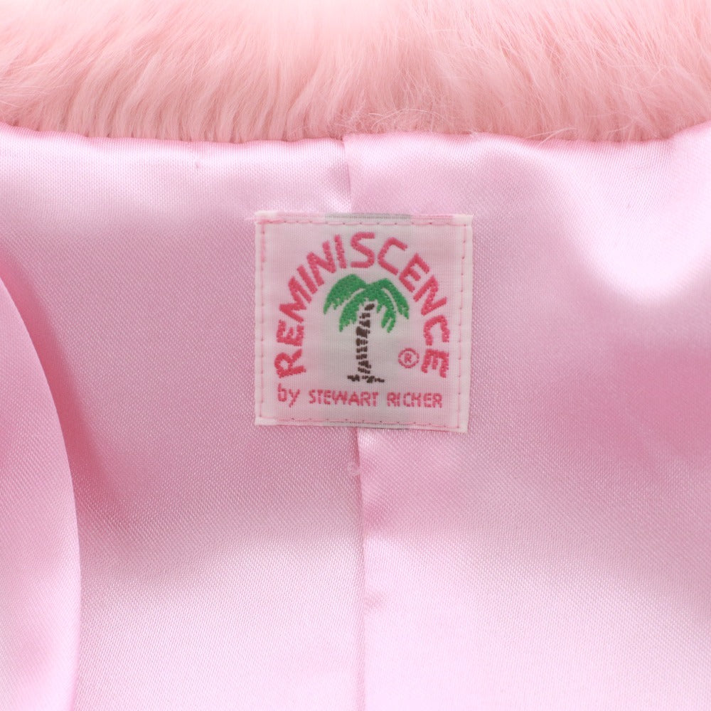 ■ レミニッセンス REMINISCENCE ジャケット アウター ファー レディース M ピンク