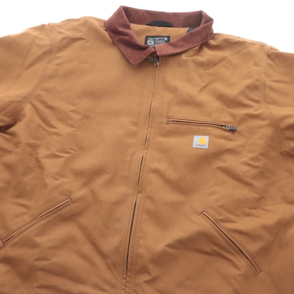 ■ Carhartt Detroit Jacket Outerwear Relaxed Fit Warm Men's 3XL Brown Tags Included Unused