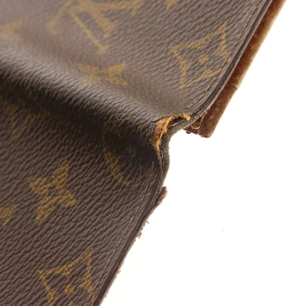 ■ ルイヴィトン 二つ折り 札入れ 長財布 モノグラム ポルトシェキエ カルトクレディ メンズ レディース ブラウン シリアル番号あり