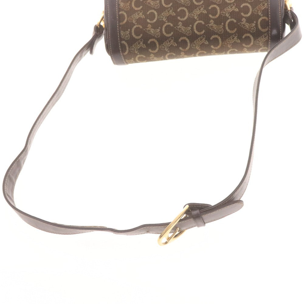 ■ セリーヌ ショルダーバッグ 鞄 Cマカダム レディース ブラウン