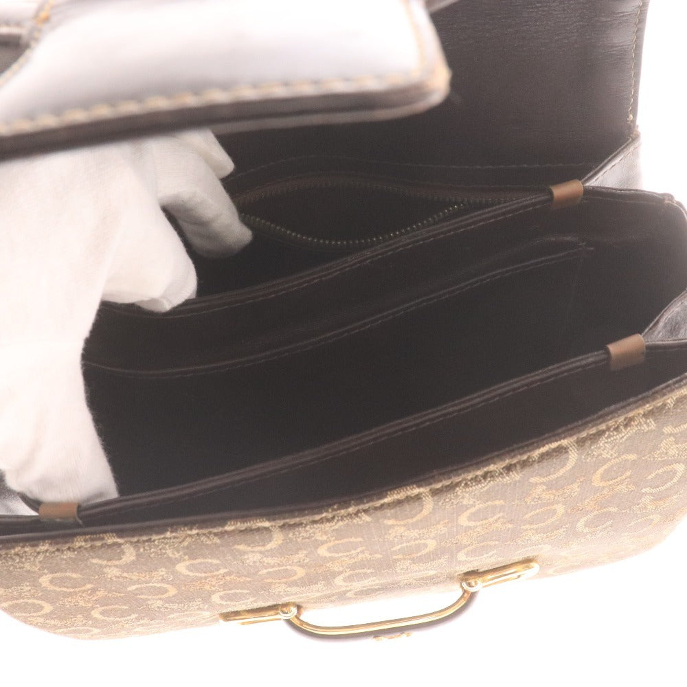 ■ セリーヌ ショルダーバッグ 鞄 Cマカダム レディース ブラウン