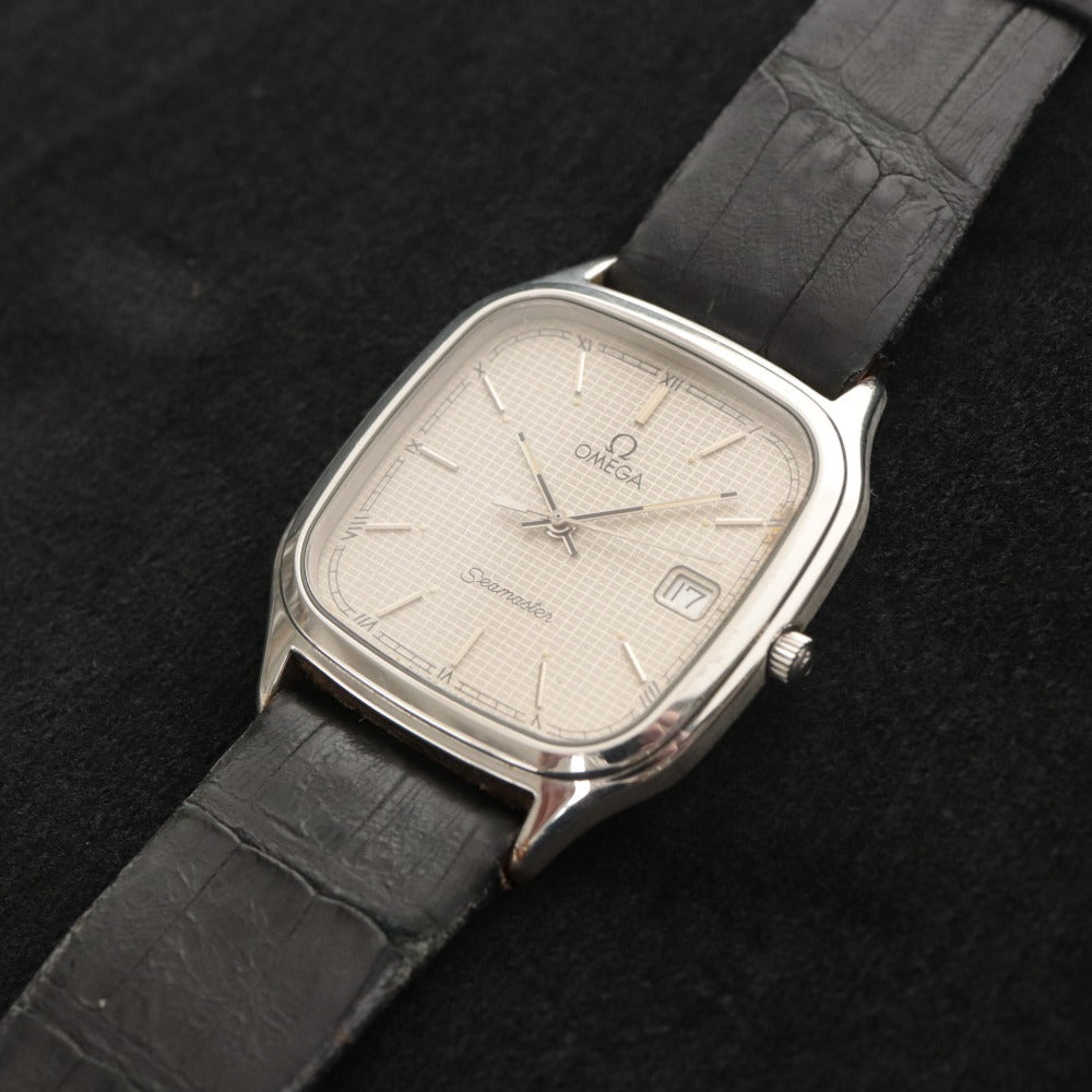 □ OMEGA オメガ 腕時計 Seamaster シーマスター スクエア型 スイス製