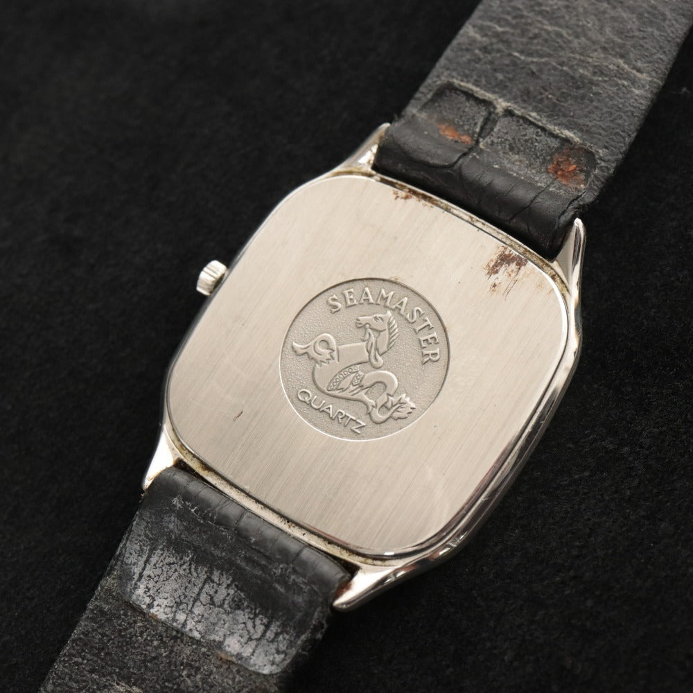 ■ OMEGA Omega Watch Seamaster Seamaster Square Type Swiss Made Silver Dial Quartz Men's Ladies Untested