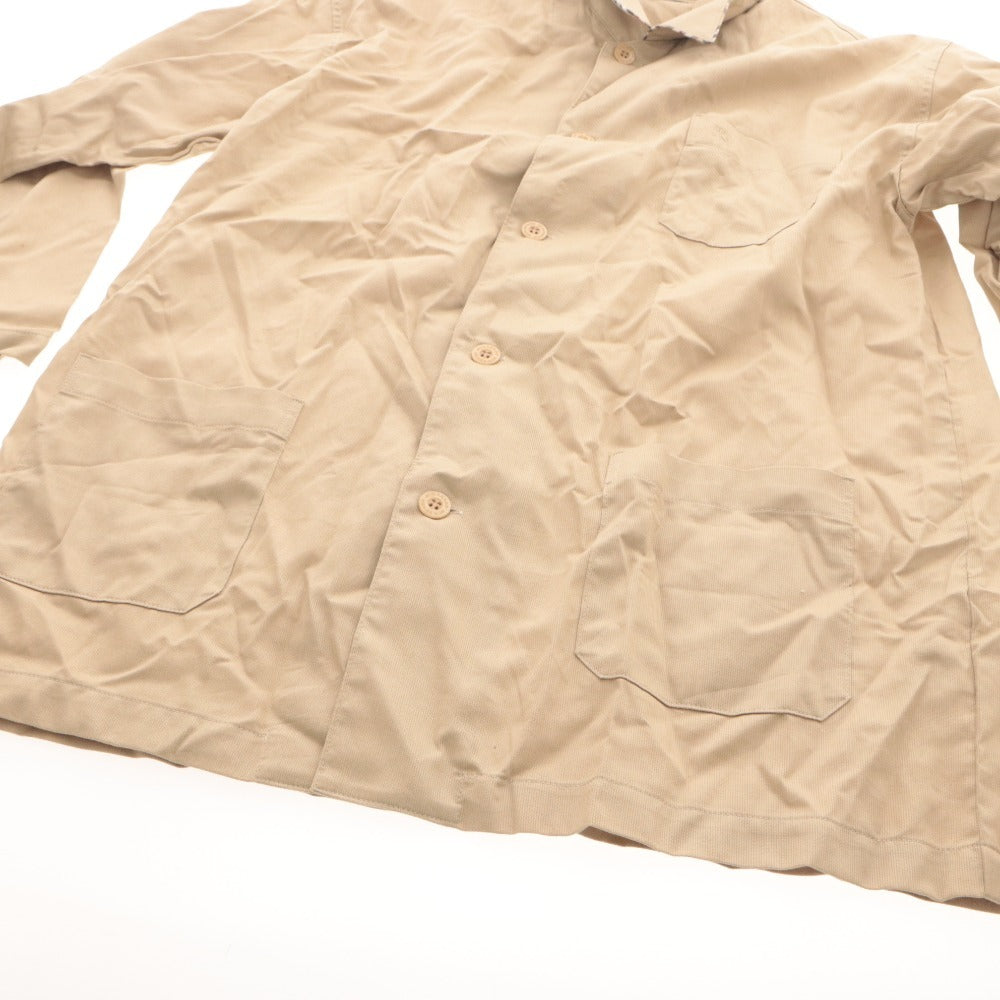 ■ BURBERRY LONDON バーバリー 紳士パジャマ セットアップ シャツジャケット 長袖 イージーパンツ ルームウェア メンズ LB ベージュ系