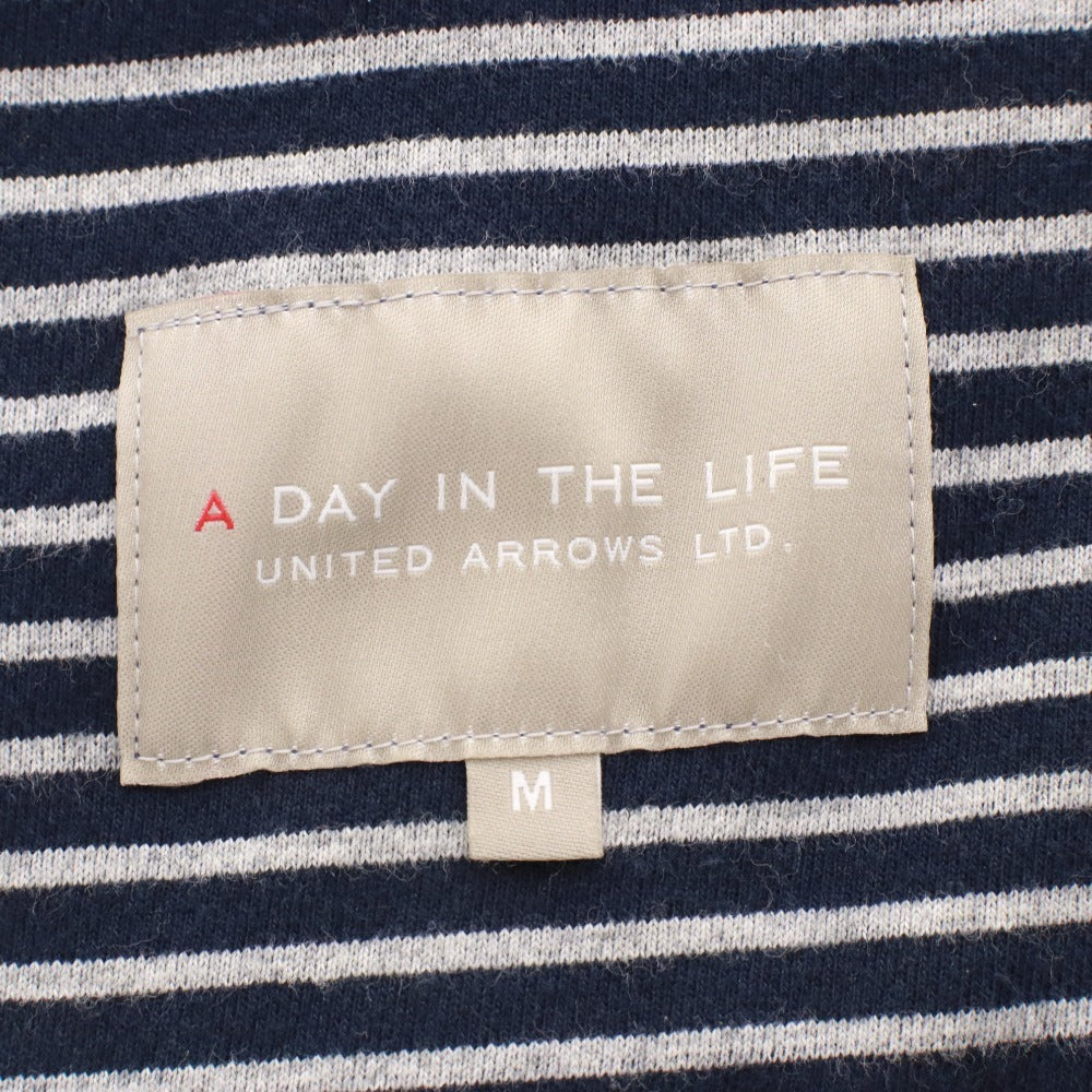 ■ ユナイテットアローズ A DAY IN THE LIFE ジャケット 長袖 トップス 綿100％ メンズ M ネイビー