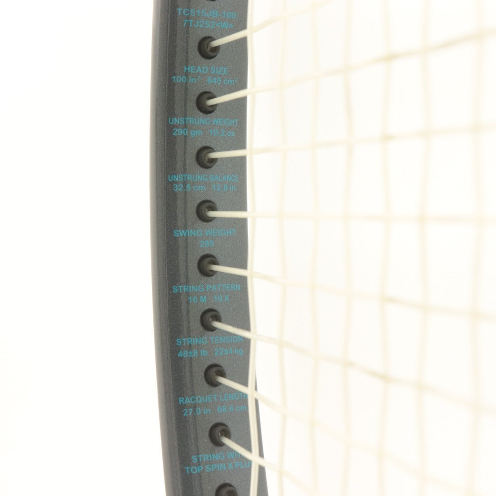 ■ PRINCE TOUR 100 Tennis Racket (7TJ252 PL 855), 100-inch, 290g, 16x19 G1, 68.5cm Long, Navy