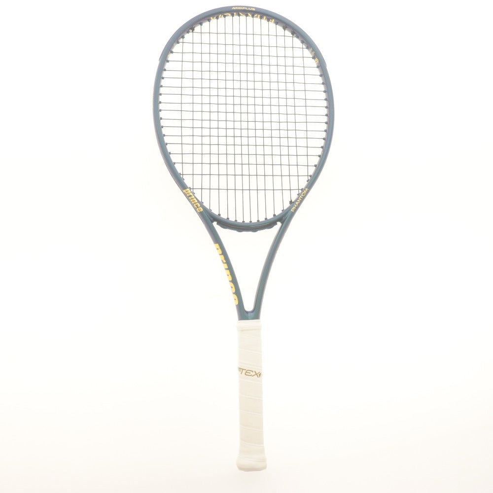 ■ prince プリンス 硬式テニスラケット PHANTOM 100 7TJ232 ファントム G1 100インチ305g 全長68.5cm ガット有 ブルーグリーン系