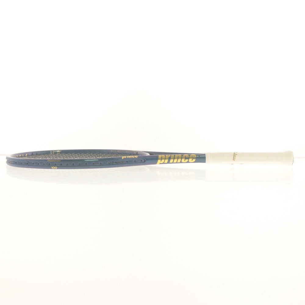 ■ prince プリンス 硬式テニスラケット PHANTOM 100 7TJ232 ファントム G1 100インチ305g 全長68.5cm ガット有 ブルーグリーン系