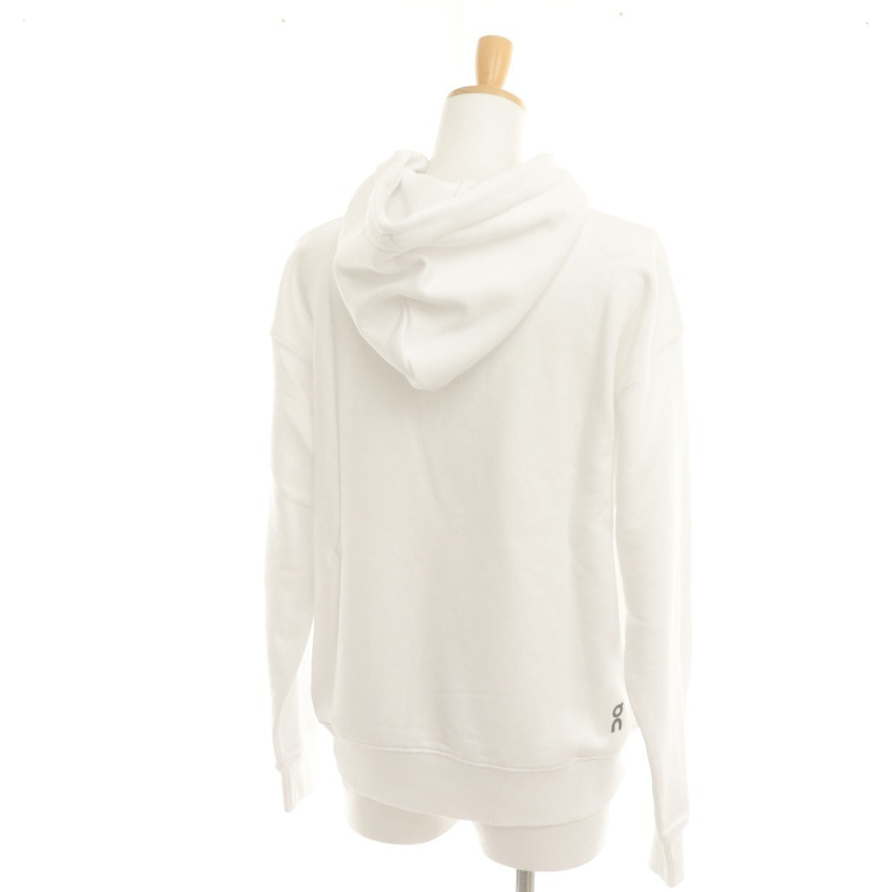 ■ On オン スウェットシャツ 長袖 トップス CLUB HOODIE クラブフーディー フード付き ロゴ レディース XS (日本S~M) 白 ホワイト 未使用