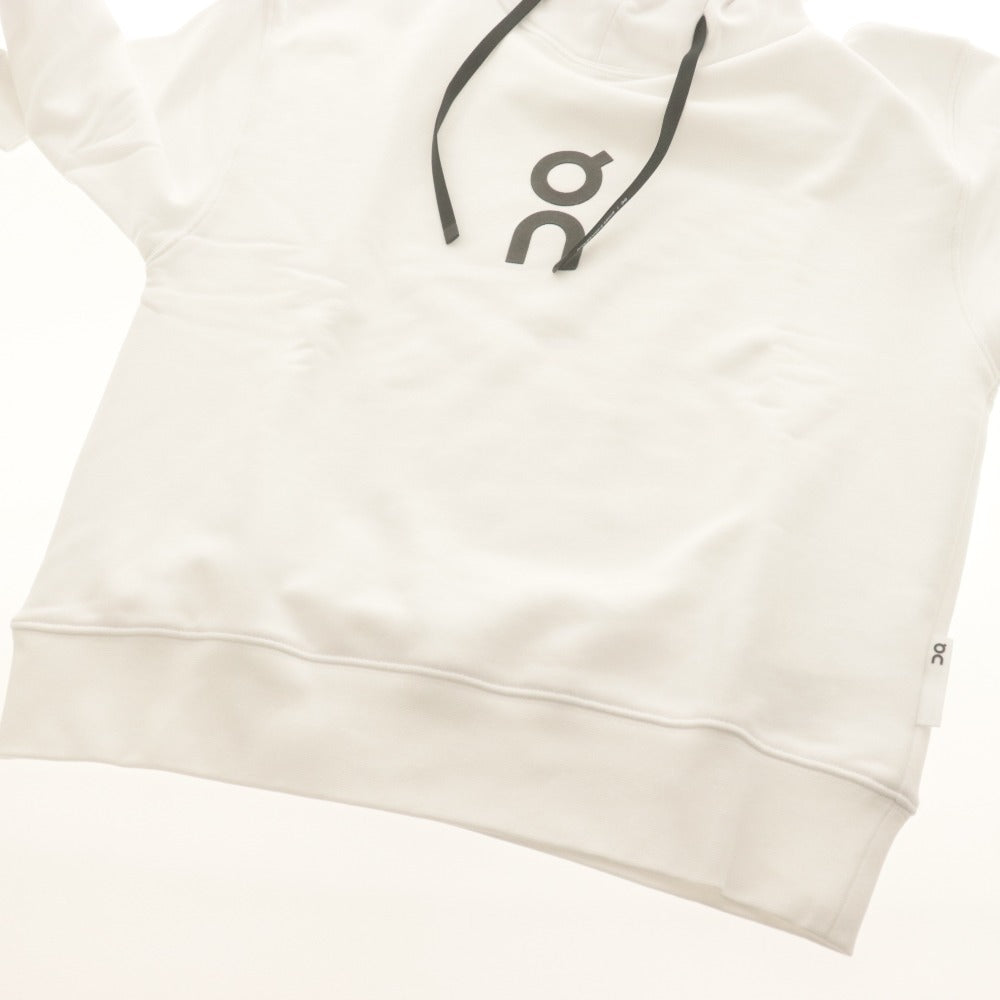 ■ On オン スウェットシャツ 長袖 トップス CLUB HOODIE クラブフーディー フード付き ロゴ レディース XS (日本S~M) 白 ホワイト 未使用