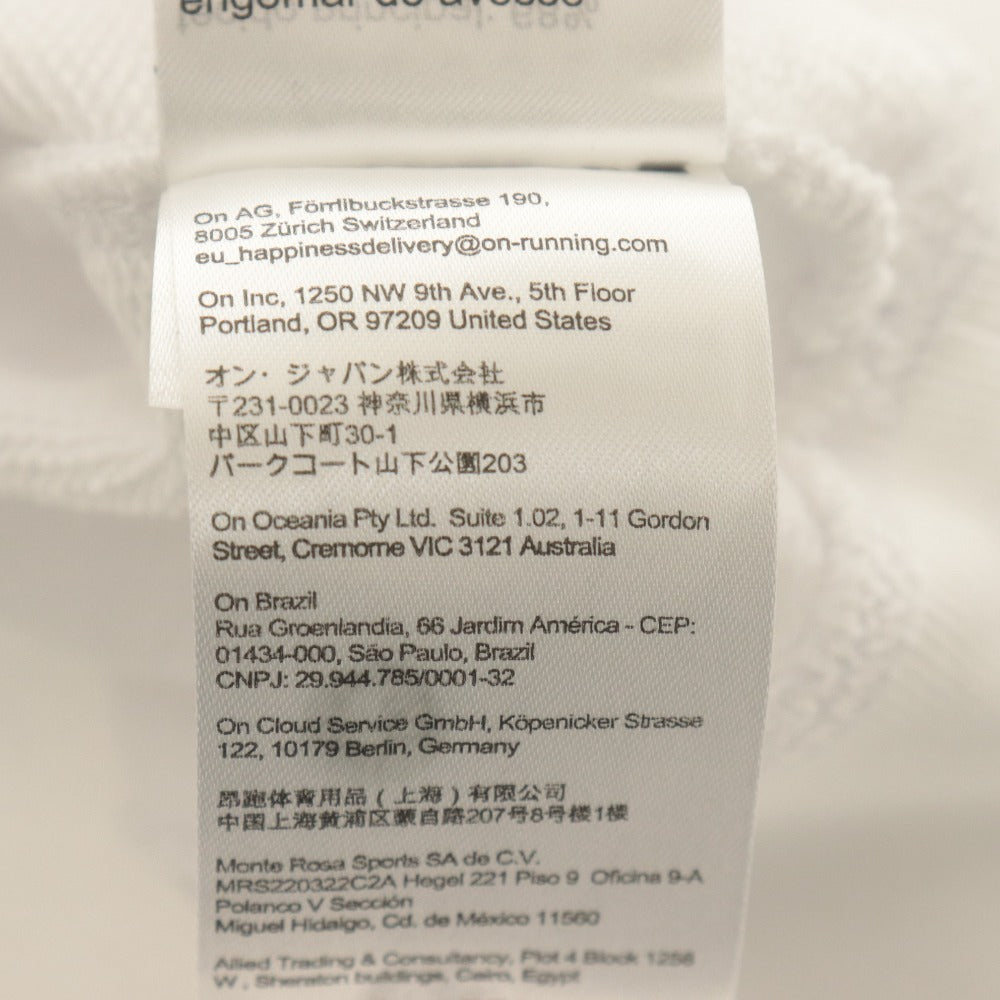■ On オン スウェットシャツ 長袖 トップス CLUB HOODIE クラブフーディー フード付き ロゴ レディース XS (日本S~M) 白 ホワイト 未使用