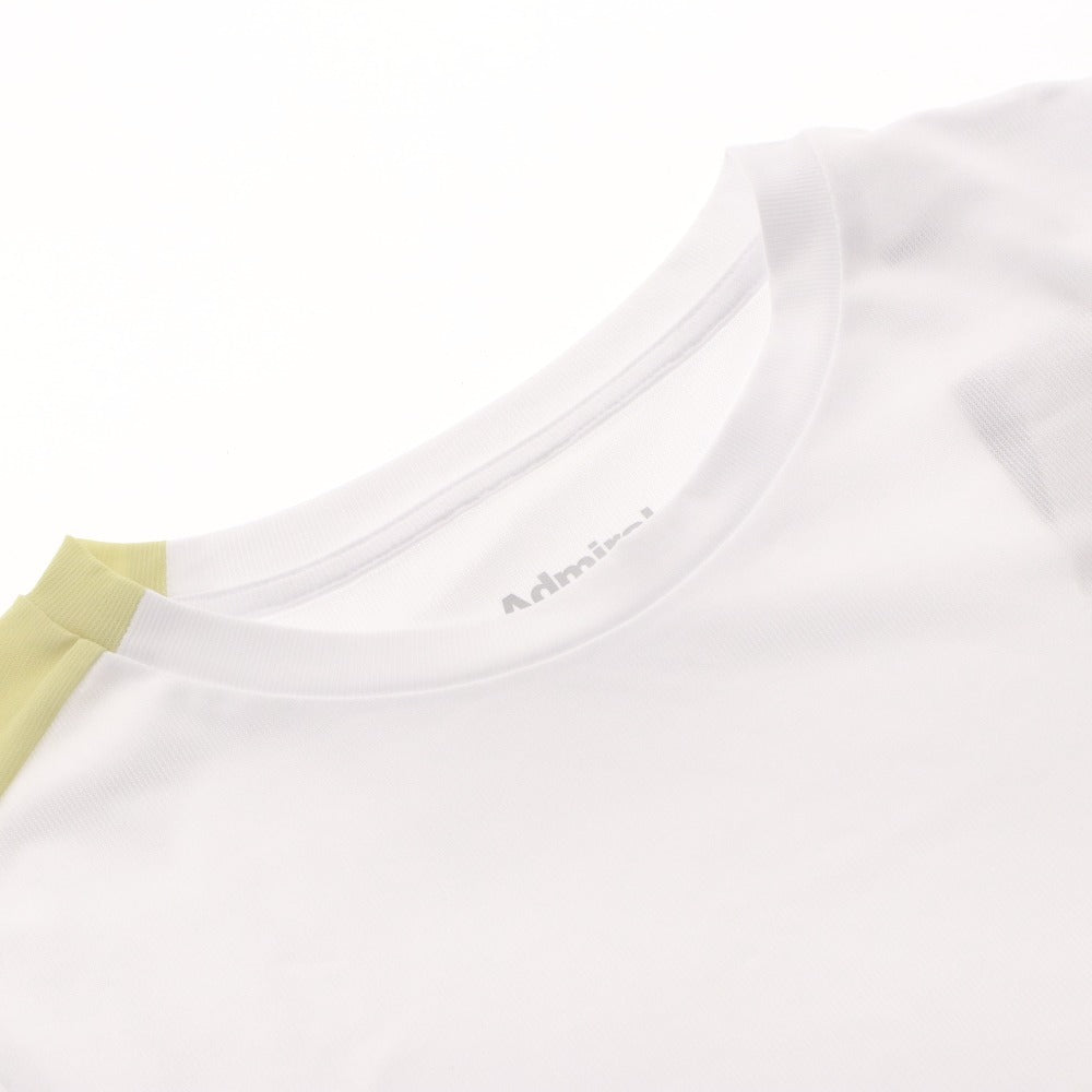■ Admiral 半袖Tシャツ トップス カラーアソートブロッキングTEE ATLA628 スポーツ テニスウエア レディース S 白 等 タグ付き 未使用