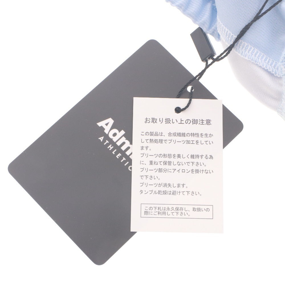 ■ Admiral キュロットパンツ サイドプリーツヘムショーツ ATLA627 ショート丈 ボトムス レディース S ライトブルー タグ付 未使用(汚有)