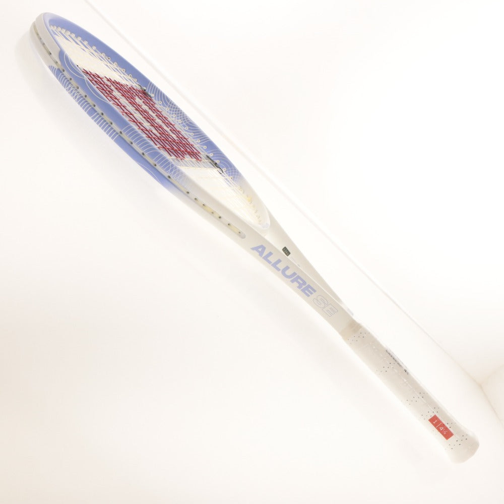 ■ Wilson ウィルソン テニスラケット ALLURE SE TNS RKT VIOLET 1 硬式 267g 全長69.5cm 4 1/8 G1 ライトブルー ガット付き