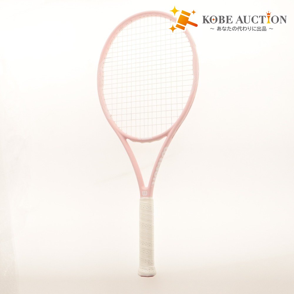 ■ Wilson Tennis Racket Intrigue SE 105, Adult, 288g, 68.5cm, 4 1/4" (G2), Light Pink, Pre-strung