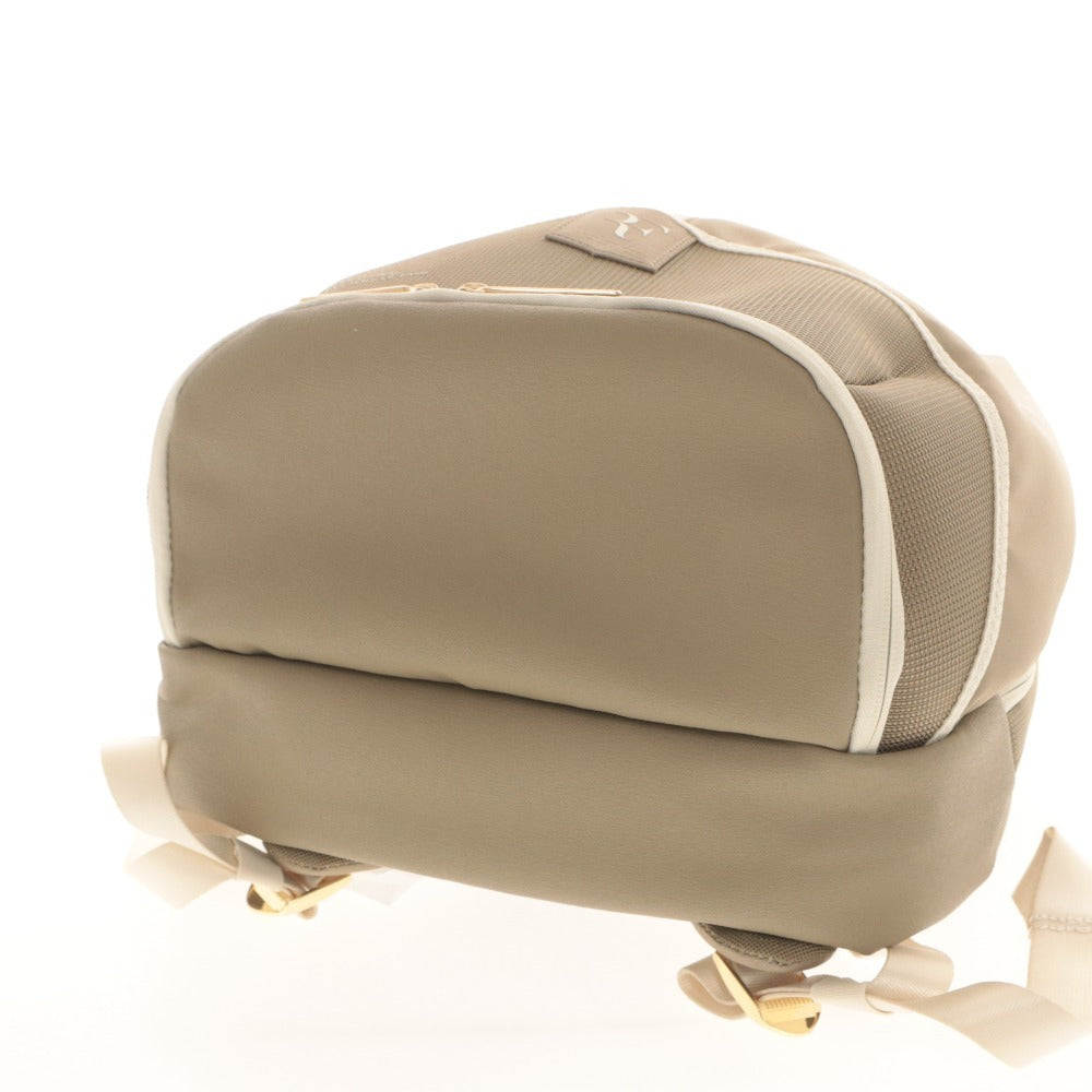 ■ Wilson ウィルソン テニスバッグ リュック RF 01 Hall Of Fame Tennis Backpack WRB0000601NS ファスナー ポケット 未使用 ベージュ系