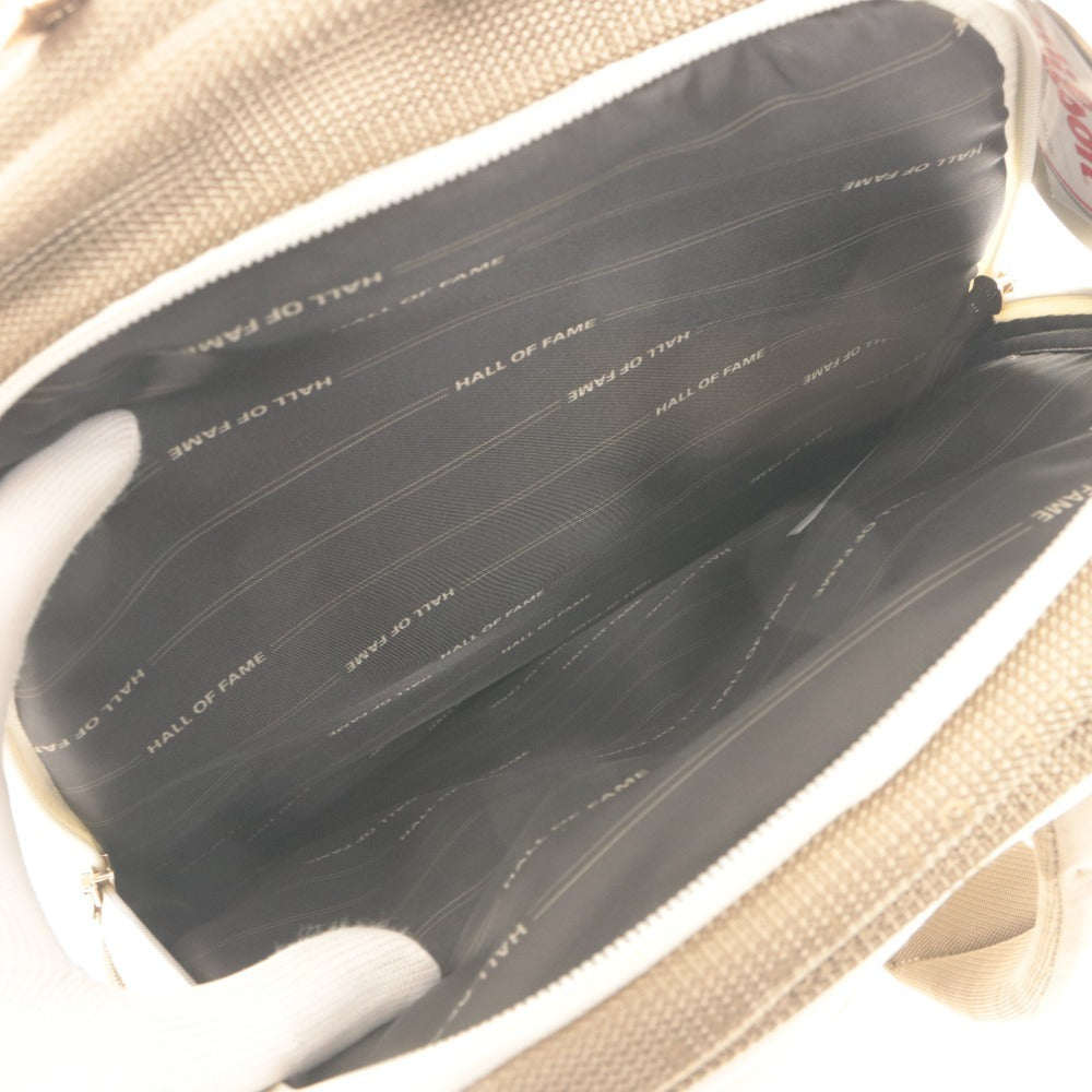 ■ Wilson ウィルソン テニスバッグ リュック RF 01 Hall Of Fame Tennis Backpack WRB0000601NS ファスナー ポケット 未使用 ベージュ系