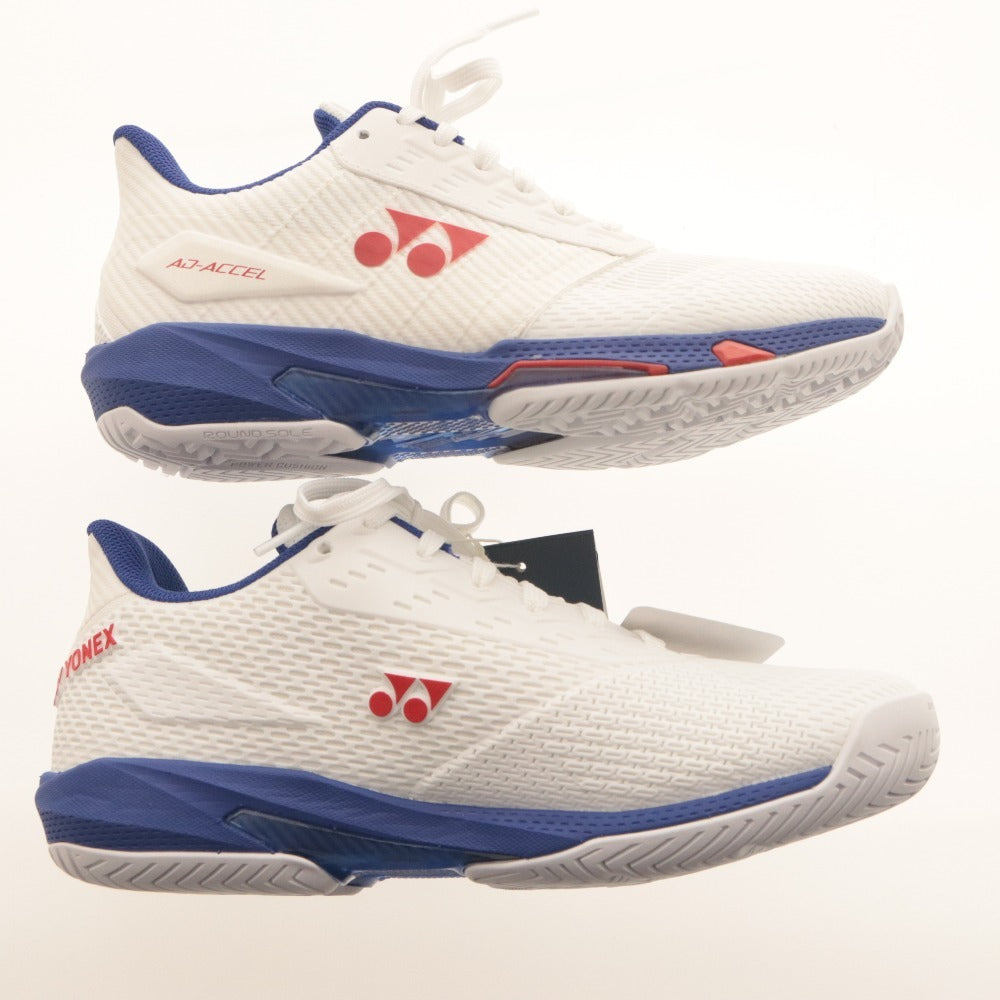 ■ YONEX ヨネックス テニスシューズ 靴 パワークッション アドアクセル ワイド AC SHTAAWA ユニセックス 23.5cm ホワイト 未使用 箱付き