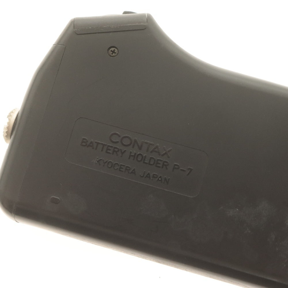 ■ CONTAX コンタックス バッテリーホルダー P-7 カメラアクセサリー ブラック