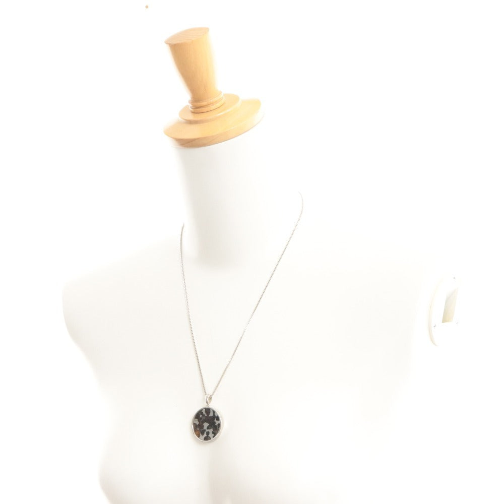 ■ HANDA Pallasite Meteorite Necklace Sericho Pendant PSSP-020-1145 25mm SV925 Stony-Iron Meteorite Olivine Rarity Power Stone with accessories