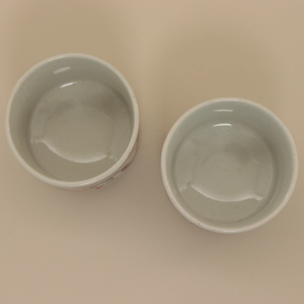 ■ Living National Treasure Kato Takao Tokkuri and Choko Sake Set (3 pieces), Kobei-gama, Gosu Akae, Sake Ware, Sake Cups, Guinomi, Ceramic Art, With Accessories, Unused