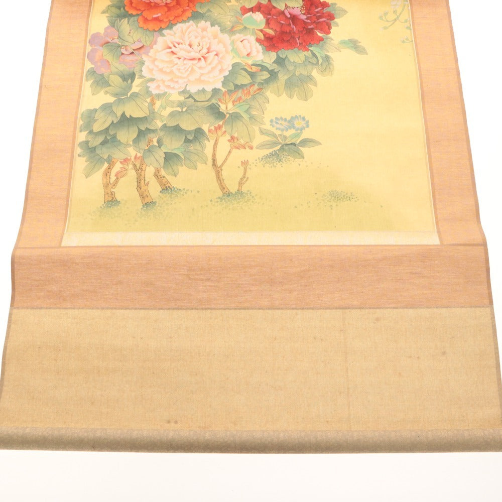 ■ Hanging scroll - Bamboo and Snow, Purple Swallows Flying - Fine Art Collection - Hanging Scroll with Case and Wooden Box