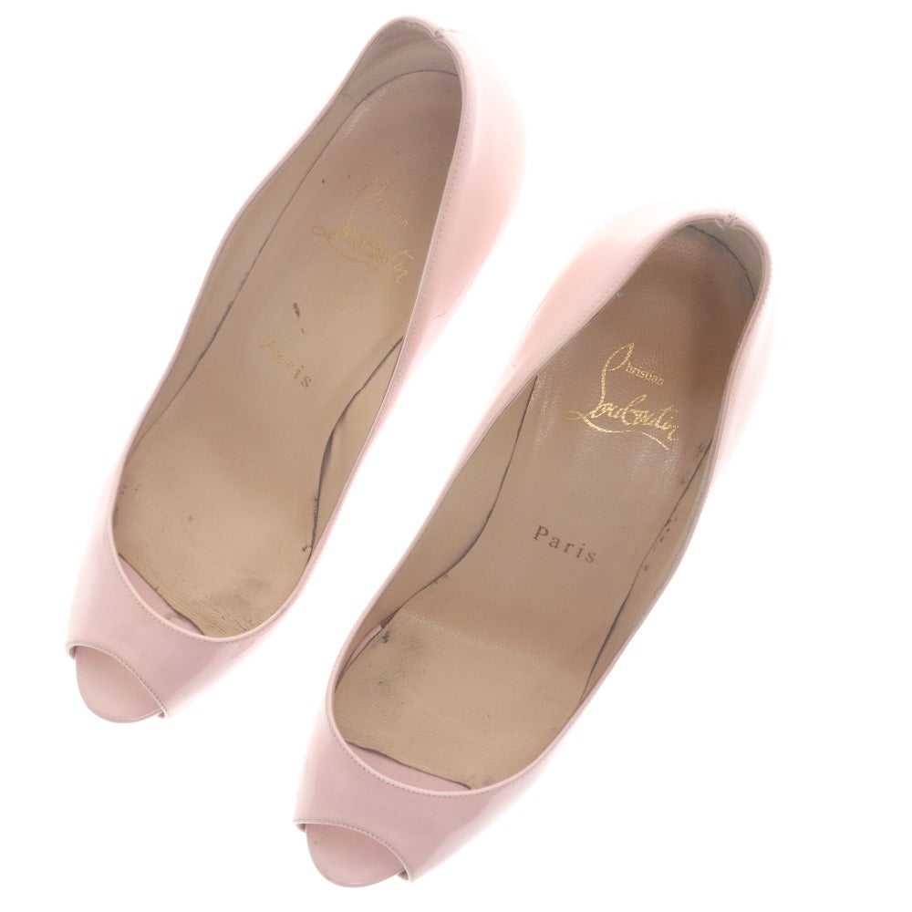 ■ クリスチャンルブタン Christian Louboutin パンプス サンダル 靴 ハイヒール オープントゥ レディース 37 (24.0cm相当) ピンク