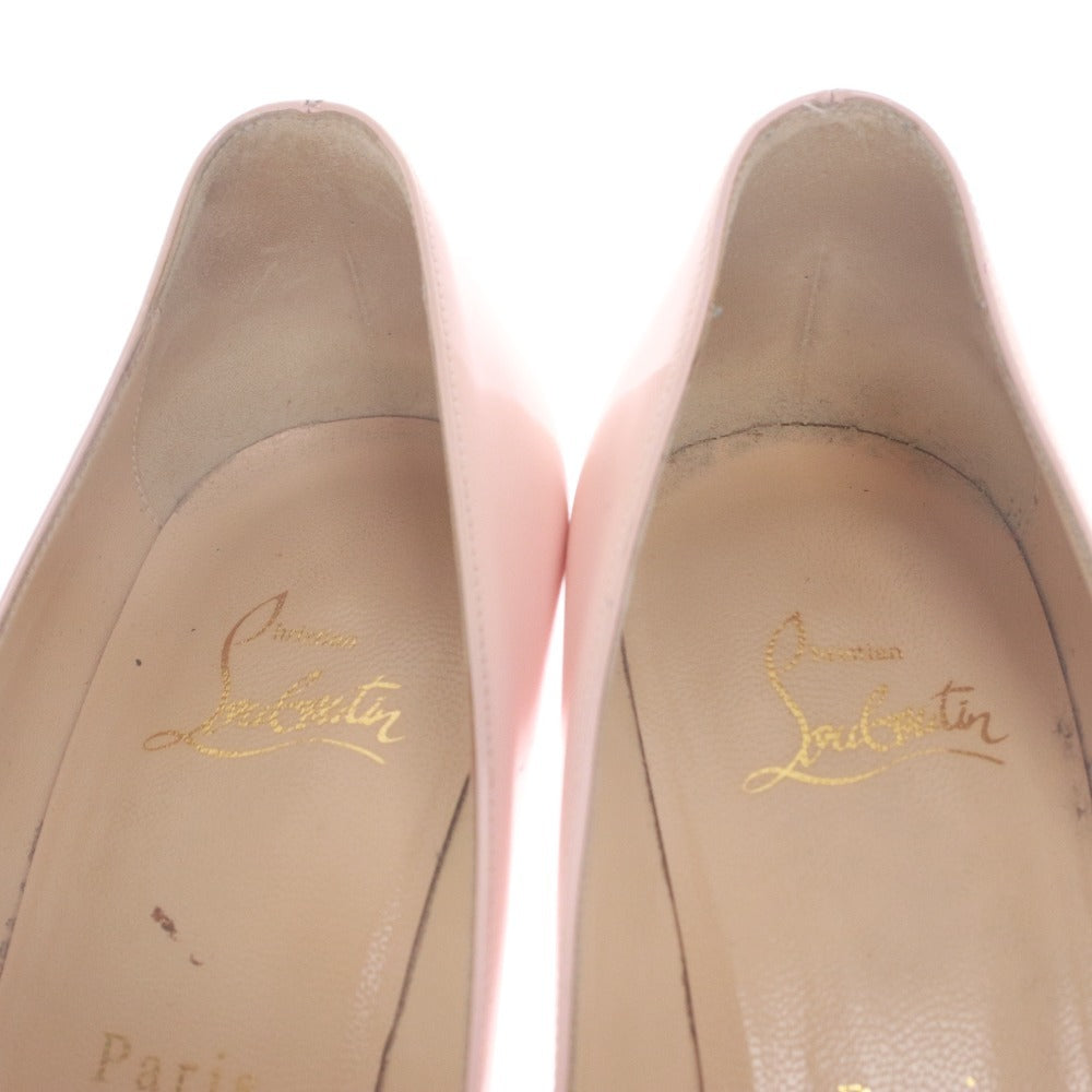 ■ クリスチャンルブタン Christian Louboutin パンプス サンダル 靴 ハイヒール オープントゥ レディース 37 (24.0cm相当) ピンク