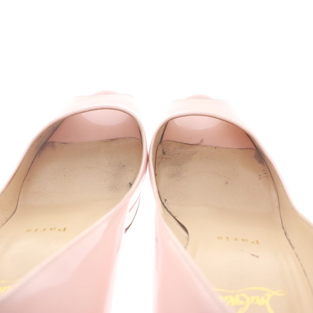 ■ クリスチャンルブタン Christian Louboutin パンプス サンダル 靴 ハイヒール オープントゥ レディース 37 (24.0cm相当) ピンク