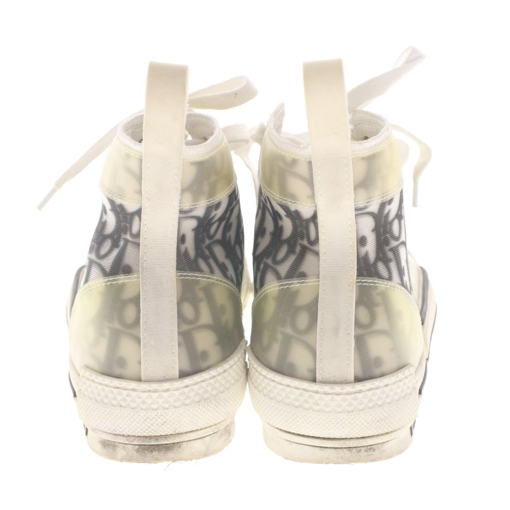 ■ ディオール Dior スニーカー シューズ 靴 オブリーク B23 ハイトップスニーカー ハイカット レディース 37 (24.0cm相当) ホワイト