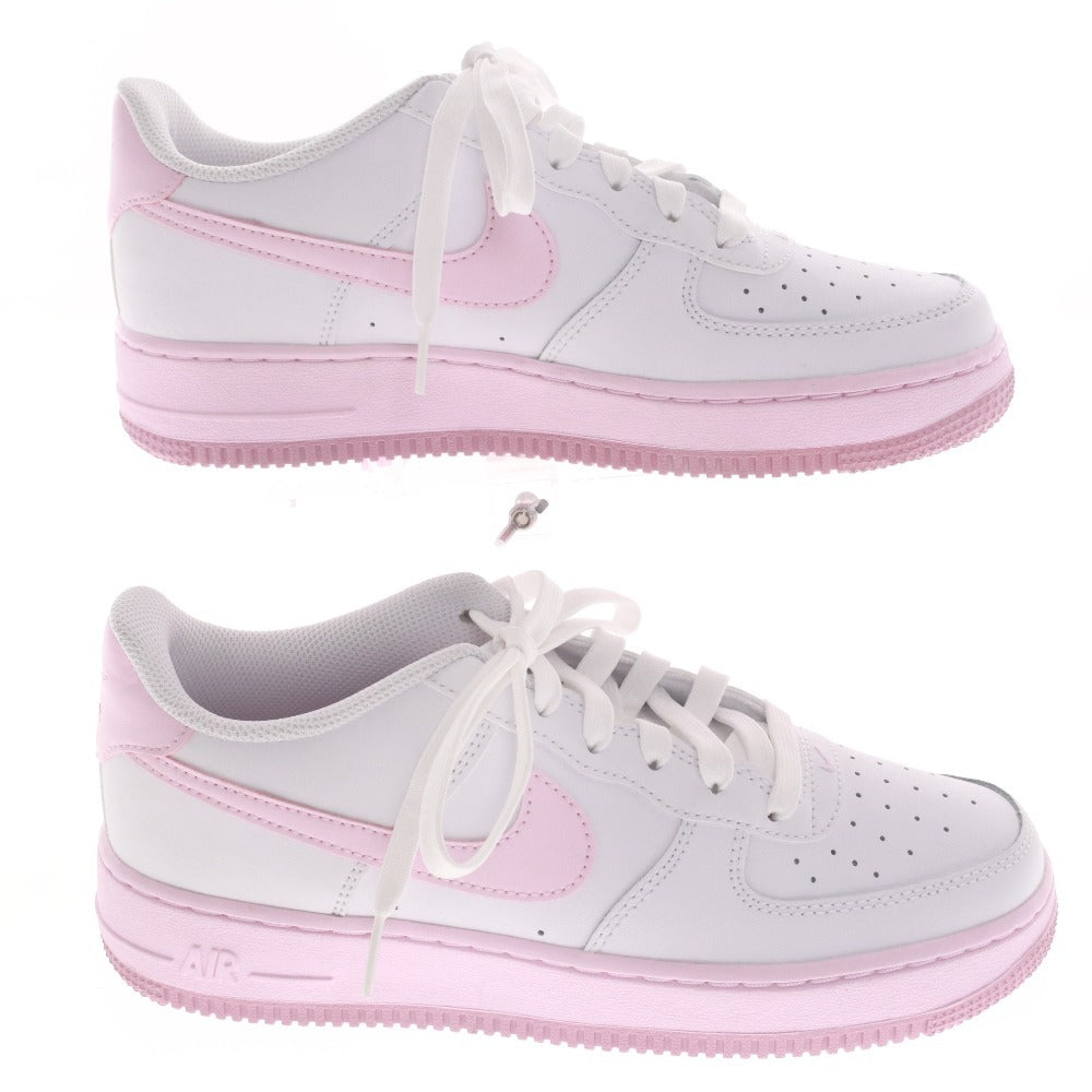 ■ ナイキ NIKE スニーカー シューズ FV5948-100 靴 エア フォース 1 GS レディース 24.0cm ピンク ホワイト