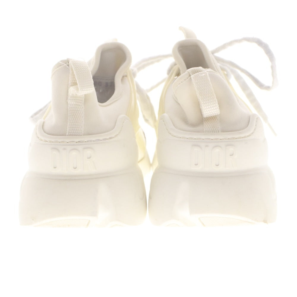 ■ Christian Dior クリスチャンディオール スニーカー シューズ 靴 D-Connect 紐 レディース 37 (23.5cm相当) アイボリー ホワイト