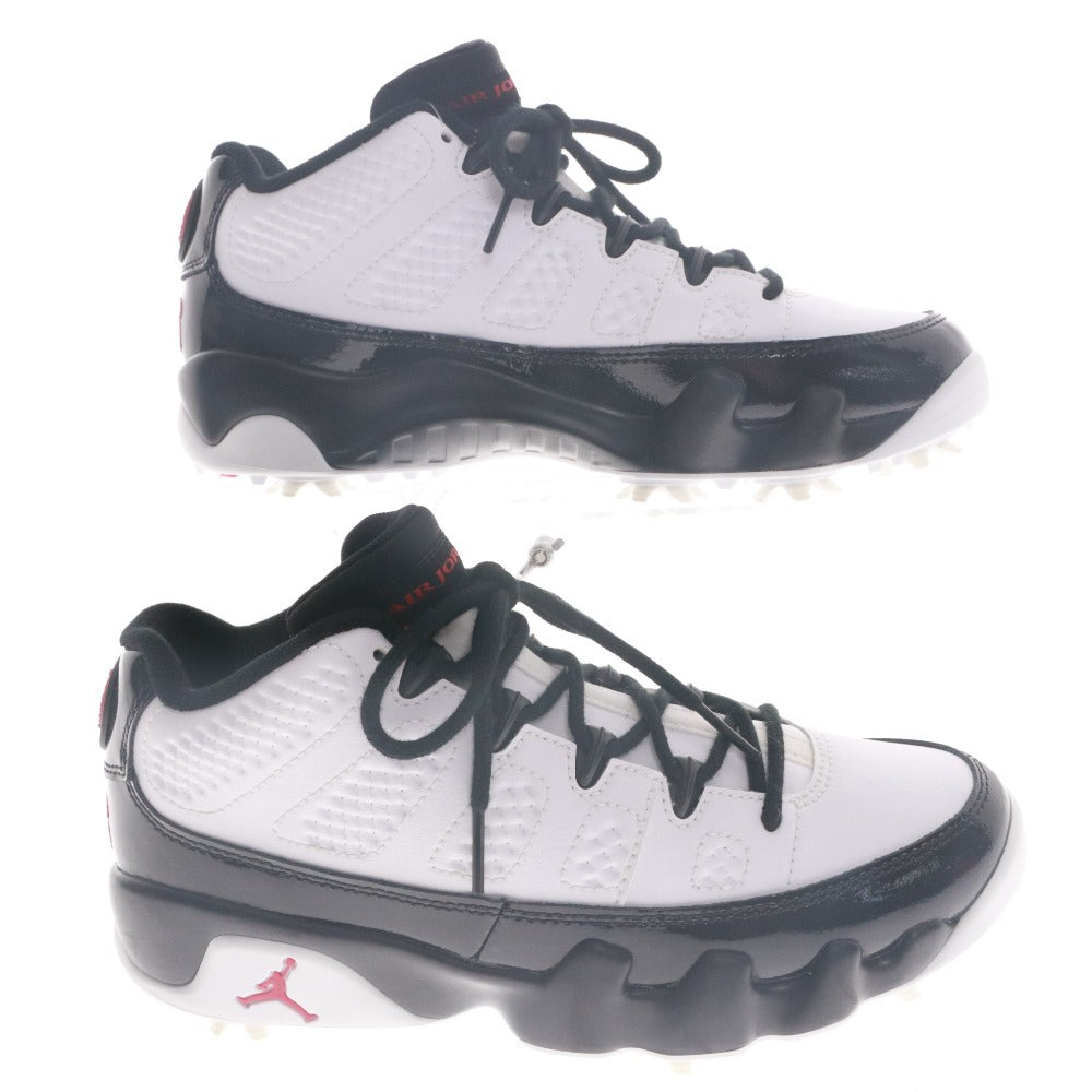 ■ NIKE ナイキ スニーカー シューズ 靴 エア ジョーダン 9 ゴルフ FJ5934-100 紐 メンズ 24.0cm ホワイト ブラック タグ付き 未使用