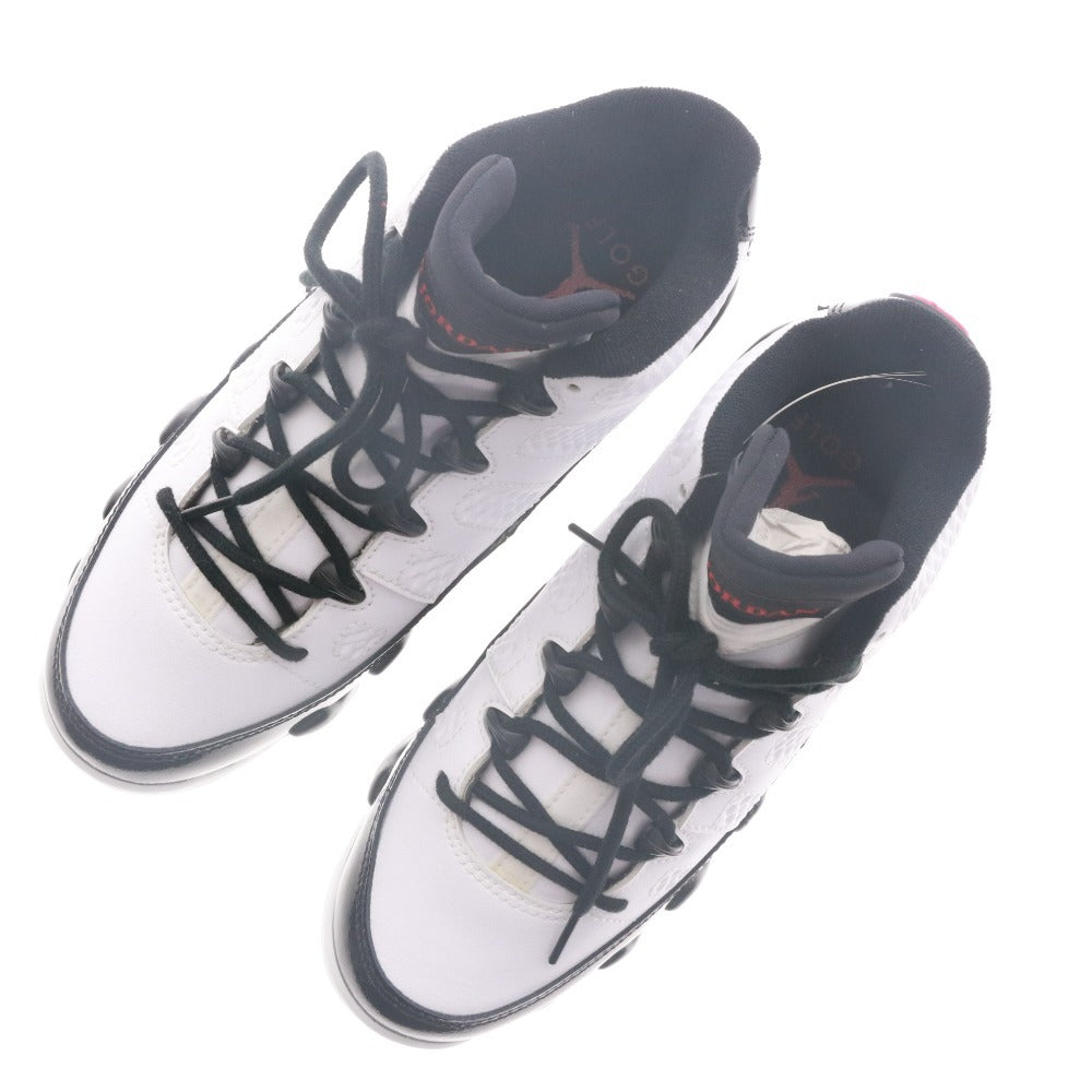 ■ NIKE ナイキ スニーカー シューズ 靴 エア ジョーダン 9 ゴルフ FJ5934-100 紐 メンズ 24.0cm ホワイト ブラック タグ付き 未使用