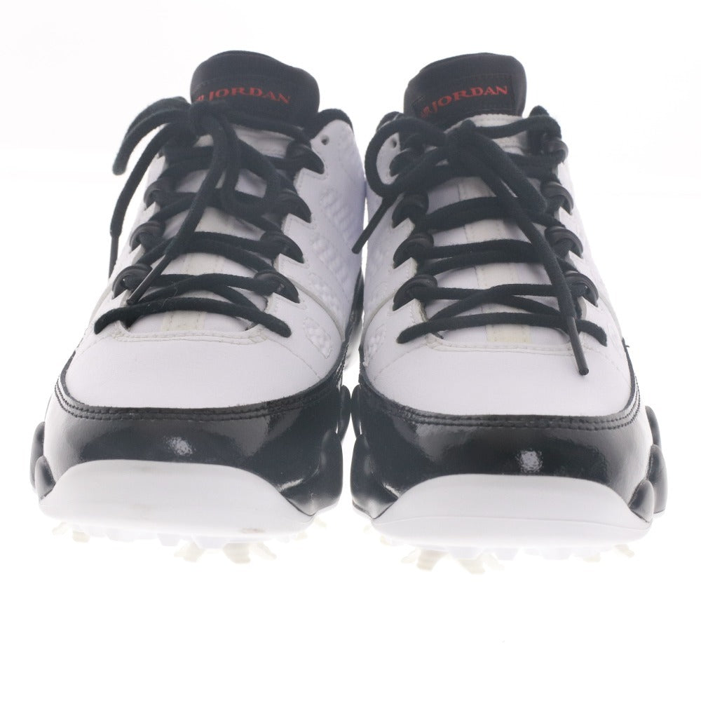■ NIKE ナイキ スニーカー シューズ 靴 エア ジョーダン 9 ゴルフ FJ5934-100 紐 メンズ 24.0cm ホワイト ブラック タグ付き 未使用