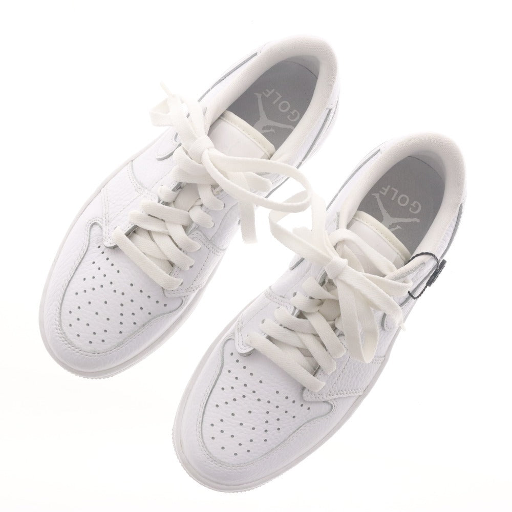 ■ NIKE ナイキ スニーカー シューズ 靴 エアジョーダン 1 ロー ゴルフ DD9315-101 紐 メンズ レディース 23.5cm ホワイト