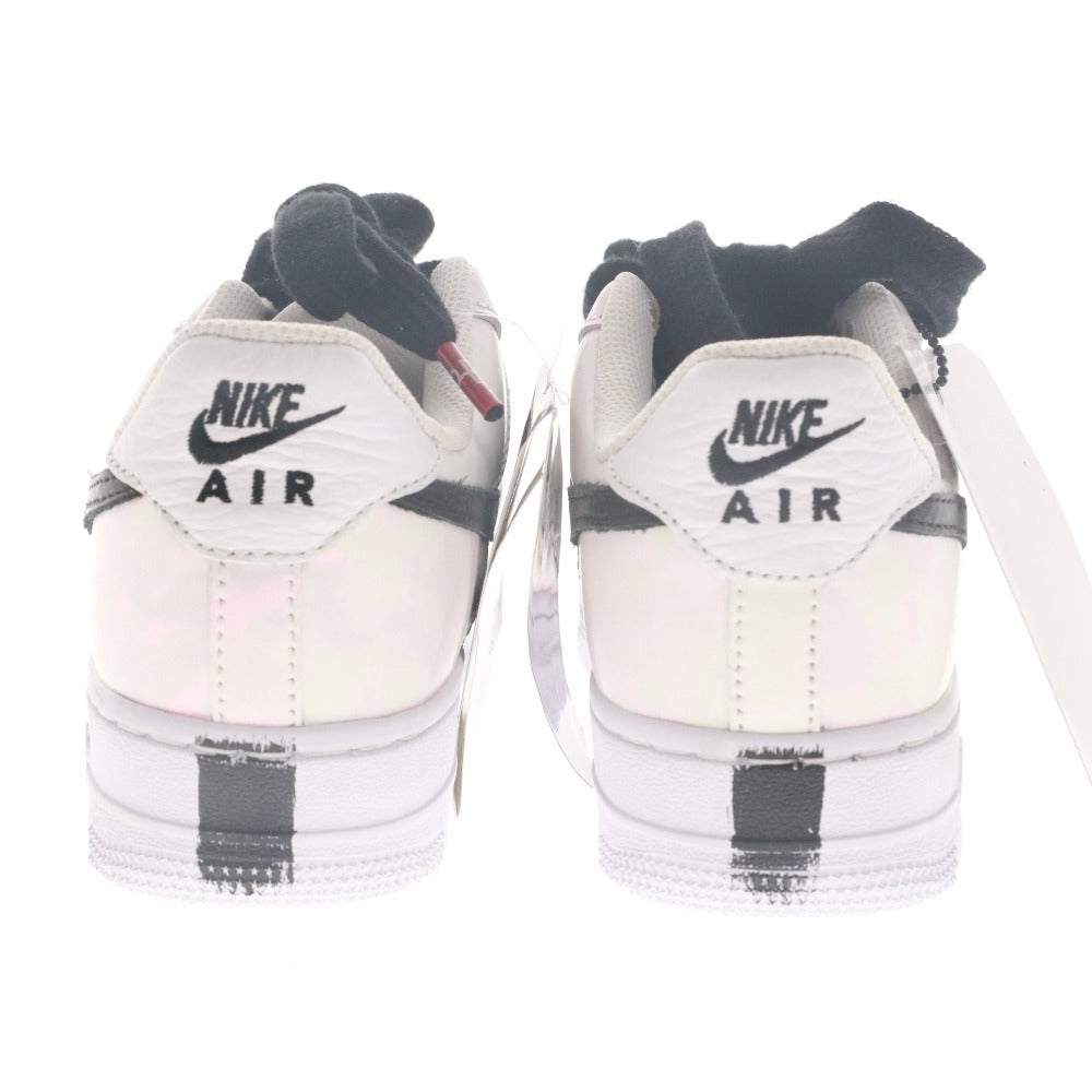 ■ NIKE ナイキ スニーカー シューズ 靴 エア フォース 1 07 パラノイズ DD3223-100 紐 メンズ レディース 23.5cm ホワイト系 ブラック