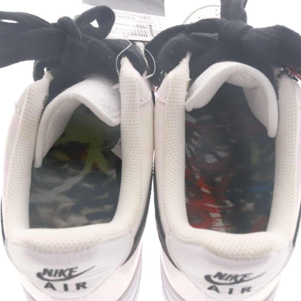 ■ NIKE ナイキ スニーカー シューズ 靴 エア フォース 1 07 パラノイズ DD3223-100 紐 メンズ レディース 23.5cm ホワイト系 ブラック
