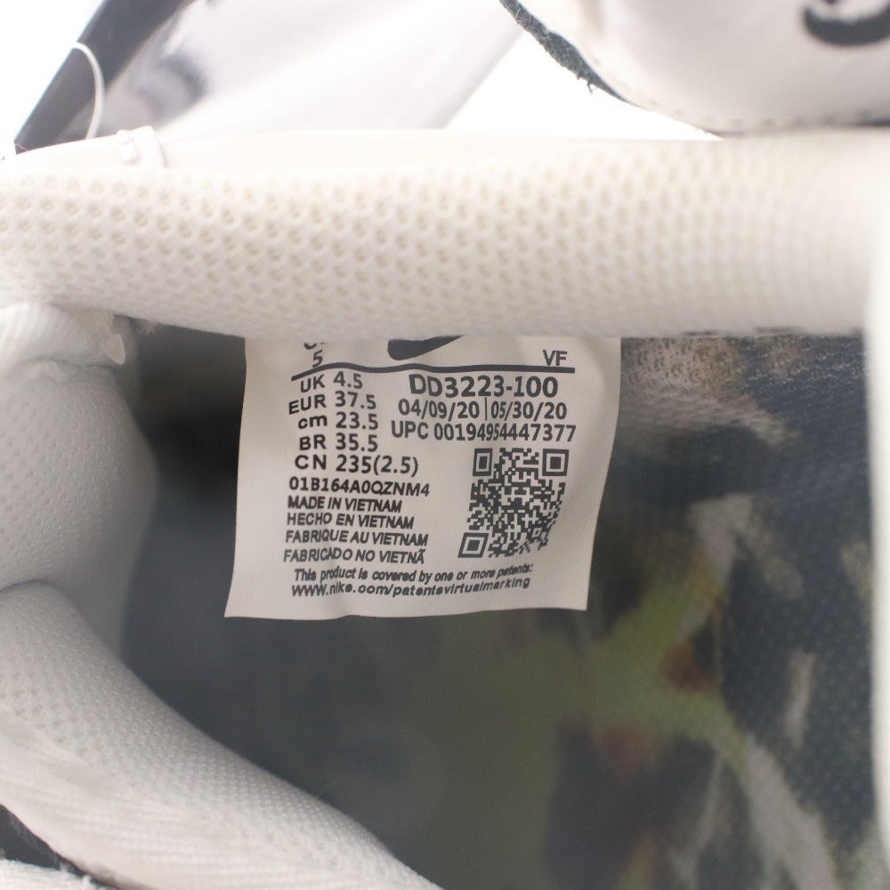 ■ NIKE ナイキ スニーカー シューズ 靴 エア フォース 1 07 パラノイズ DD3223-100 紐 メンズ レディース 23.5cm ホワイト系 ブラック