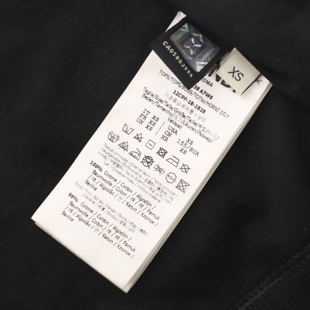 ■ FENDI フェンディ スウェット パーカー アウター ファスナー ポケット ジップアップ ズッカ柄 レディース XS ベージュ ダークブラウン