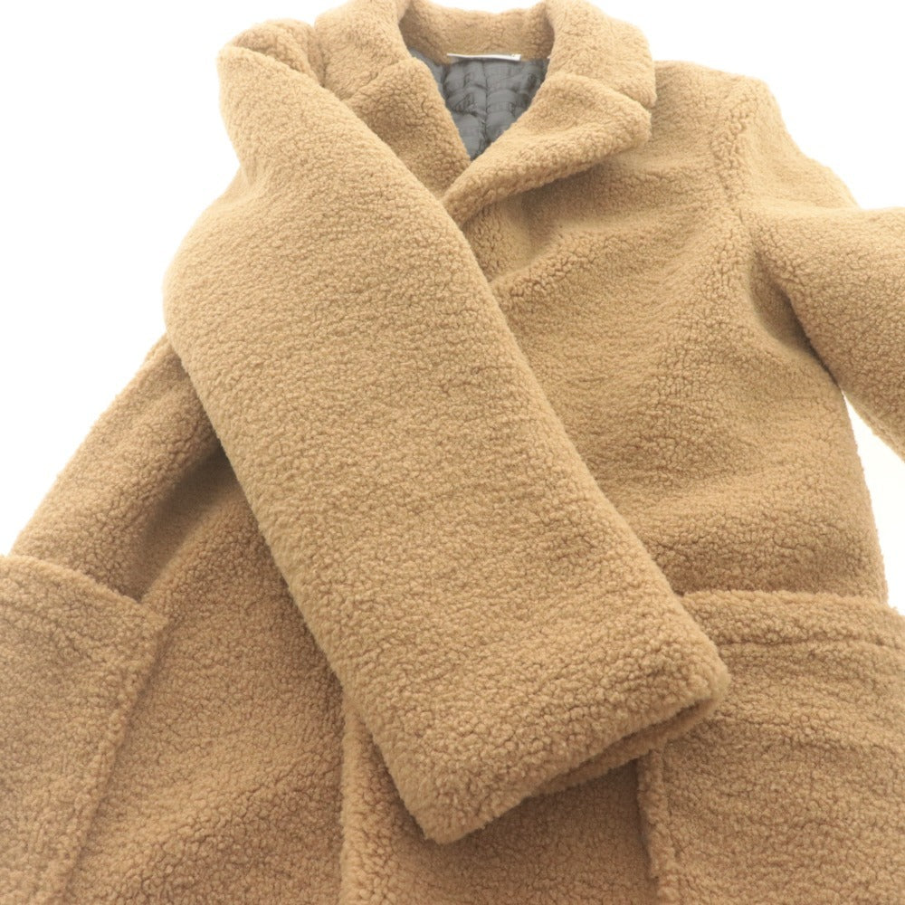 ■ KITH KIDS キス キッズ 子供用 コート 長袖 アウター ジャケット 襟 ボタン 内側ロゴ柄 メンズ レディース サイズ12 ブラウン系