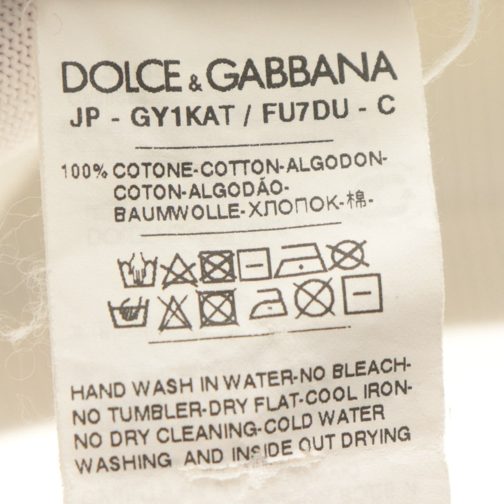 ■ ドルチェ&ガッバーナ DG スウェットジョガーパンツ ボックスロゴ ボトムス 綿 イタリア製 メンズ 46(M相当) ホワイト 白