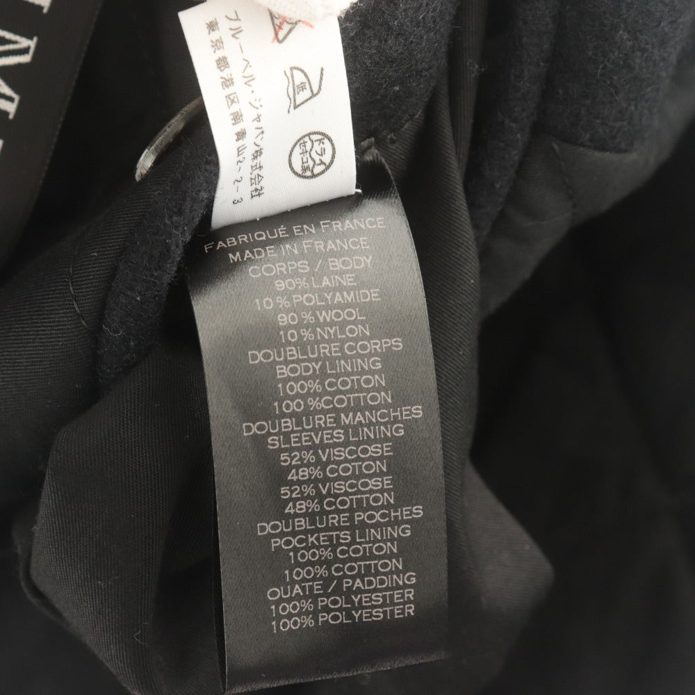 ■ BALMAIN バルマン P ピーコート 長袖 アウター ジャケット ロゴボタン メンズ 48 (M相当) ダークネイビー