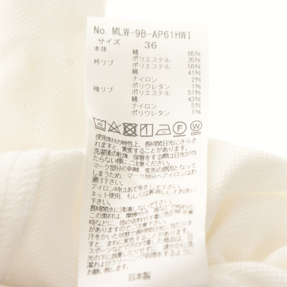 ■ MARK&LONA ポロシャツ 半袖 トップス Hawaii 襟パイナップル柄 ボタン ドクロ 日本製 レディース 36 (S相当) ゴルフウェア